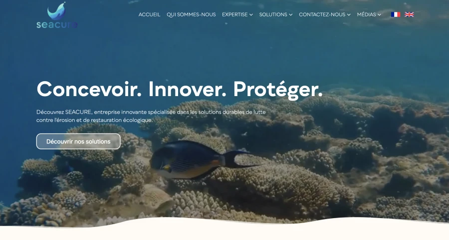 Création site vitrine Seacure – YouClic agence web Pyrénées-Orientales